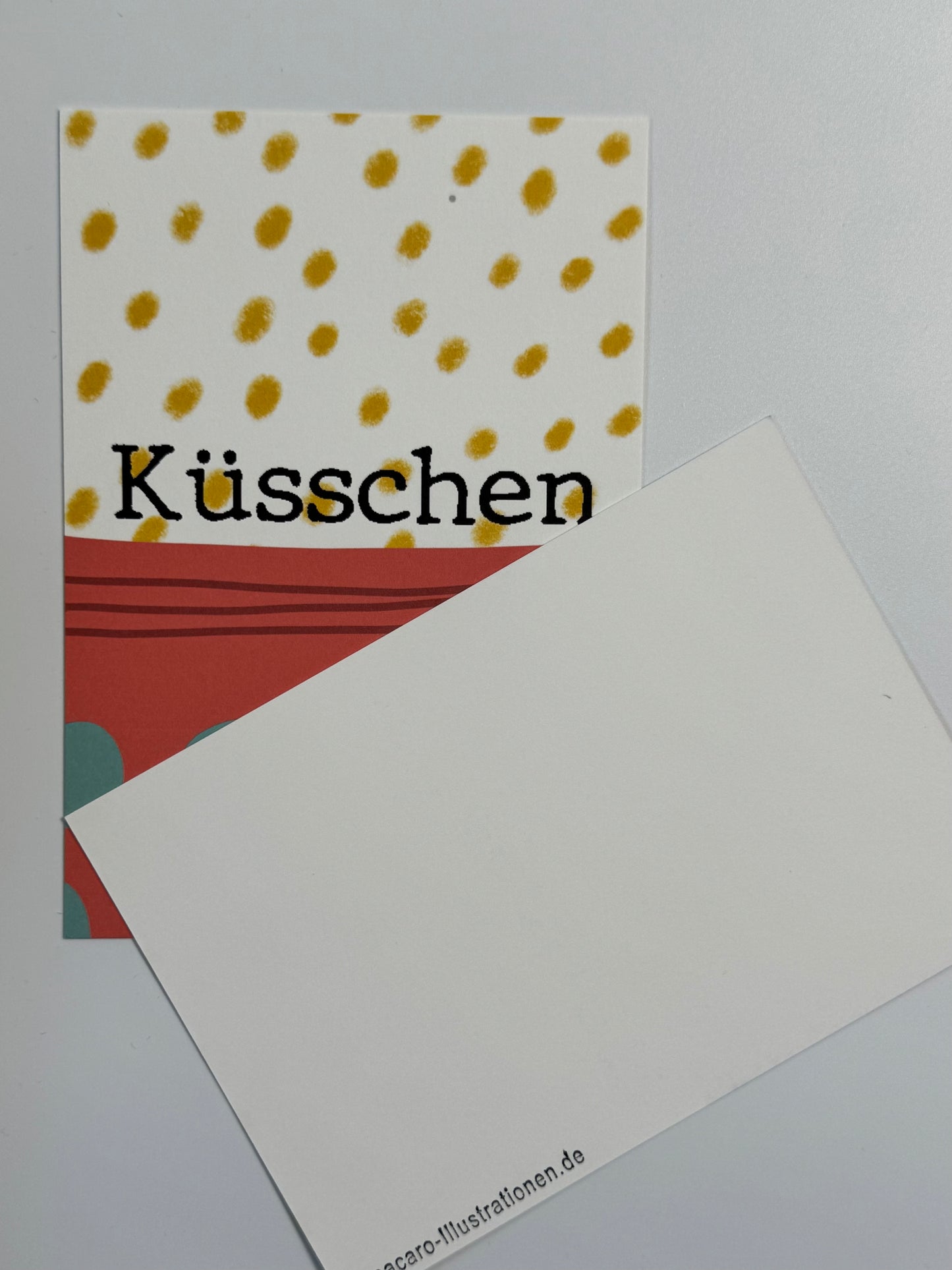 Postkarte, ‚Küsschen’ A6