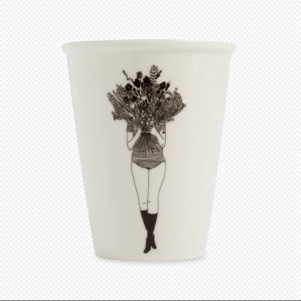 Becher ‚Flower Girl‘ 170ml