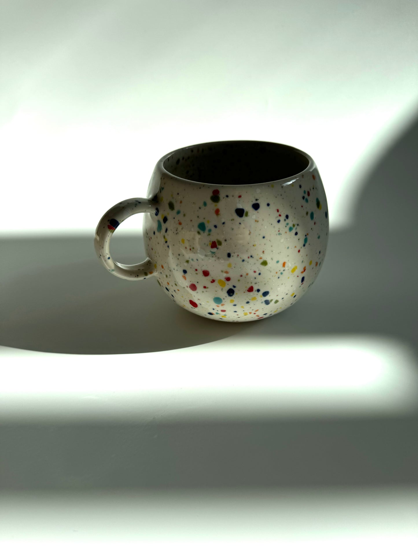 Tasse Konfetti, weiß, 500ml