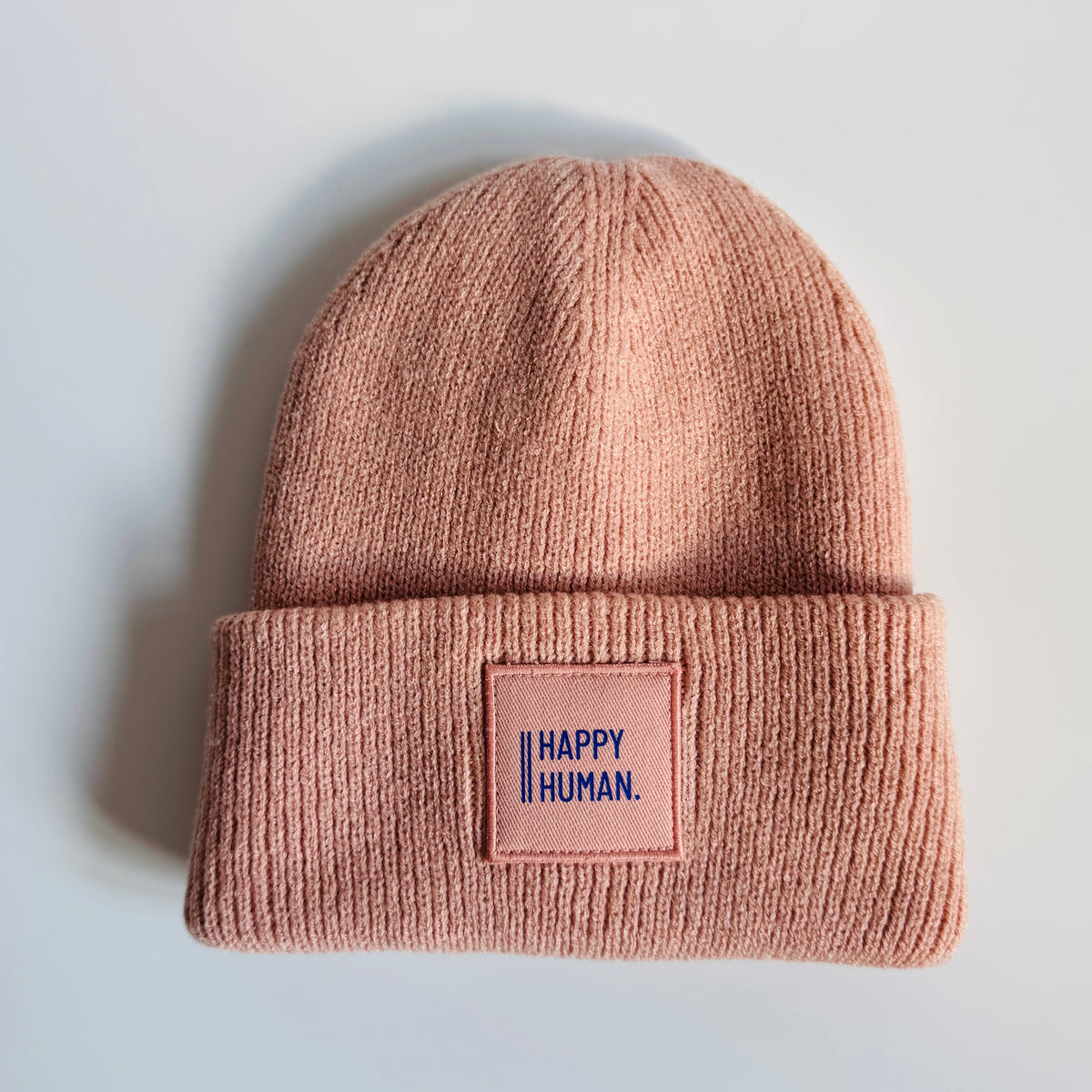 Mütze, Happy Human, Rosa / Blau
