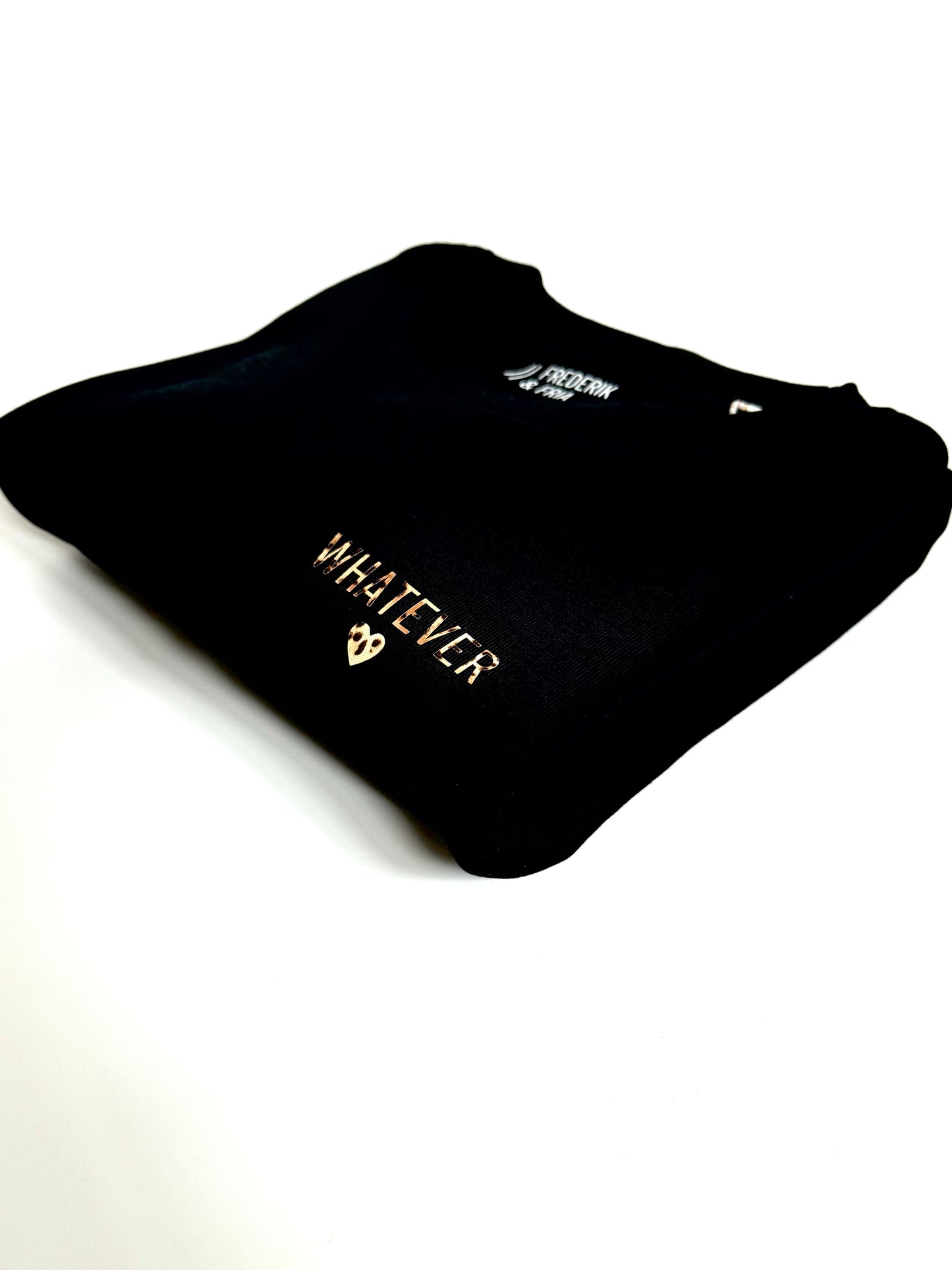 Sweatshirt Unisex 'Whatever.': Schwarz / Leo