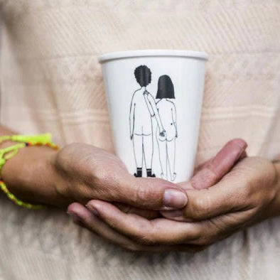 Becher ‚Naked Couple‘, 170ml