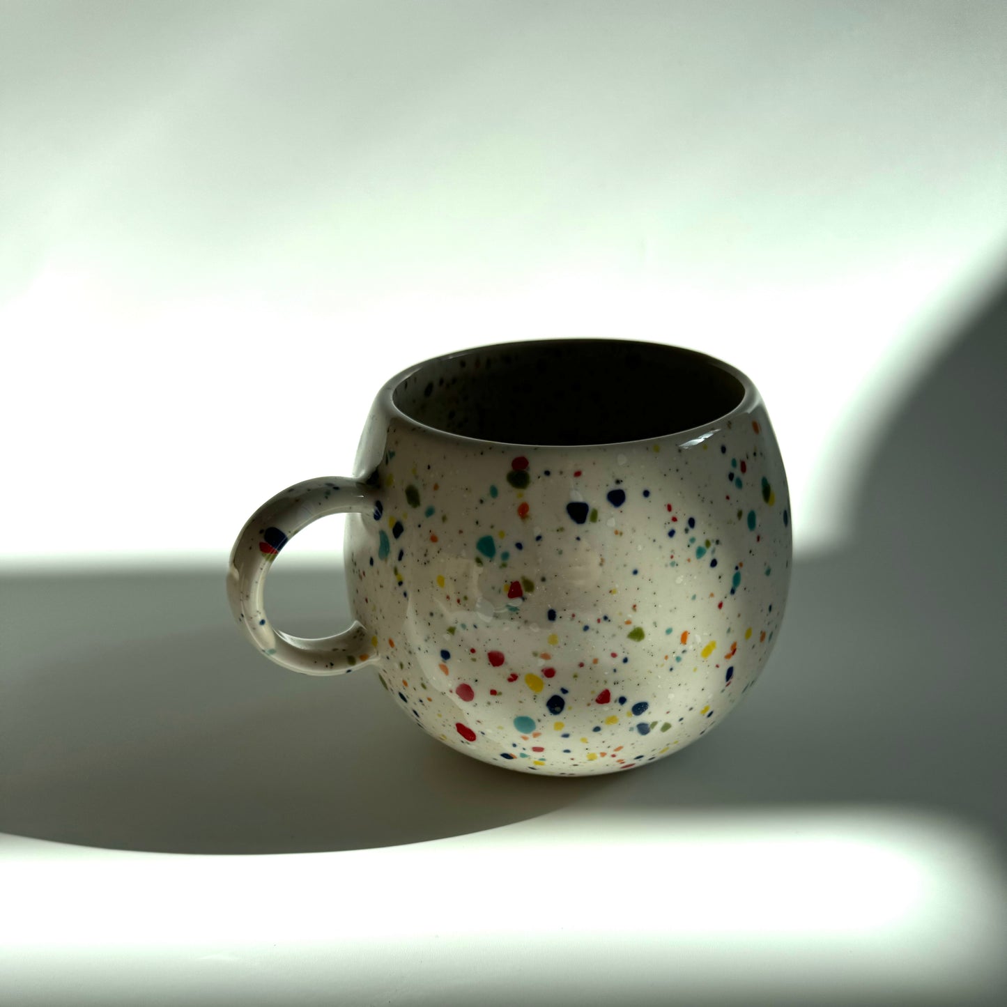 Tasse Konfetti, weiß, 500ml