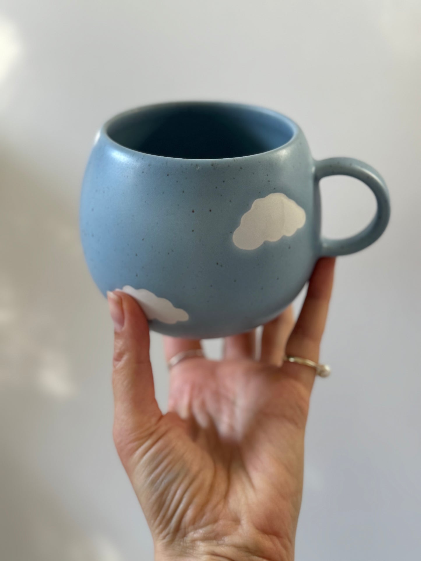 Tasse Wolken, Hellblau, 500ml