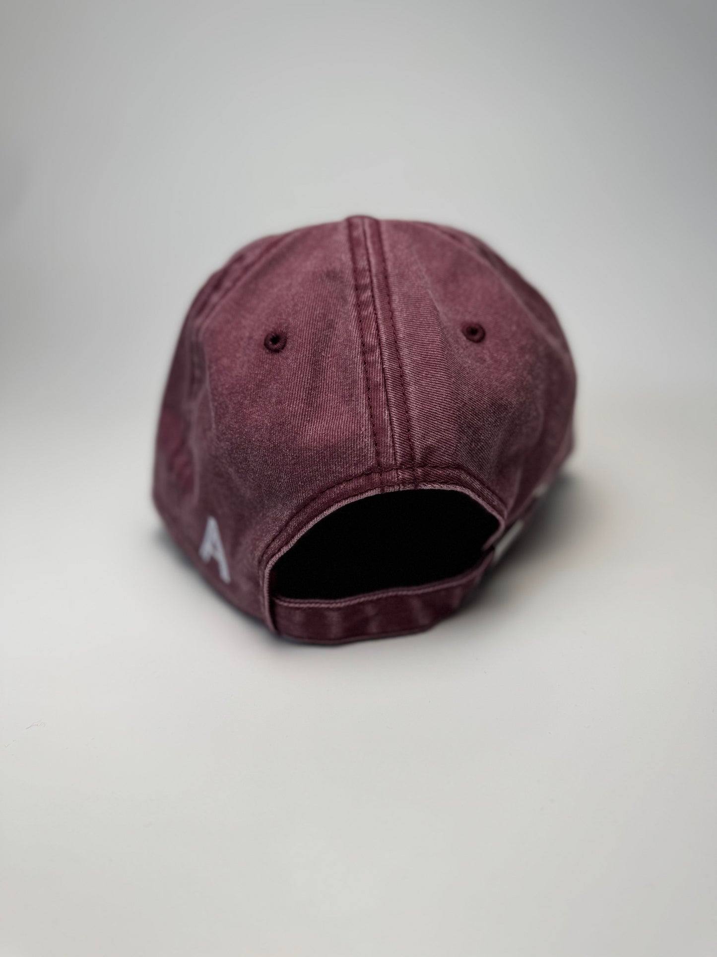 Cap 'Bad Hair Day', Granat washed