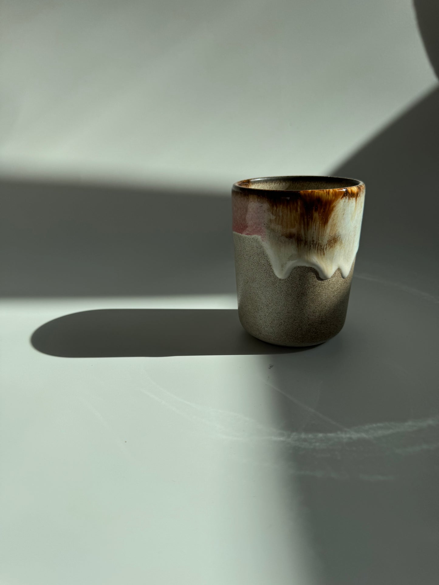 Tontasse ohne Henkel, braun, 260ml