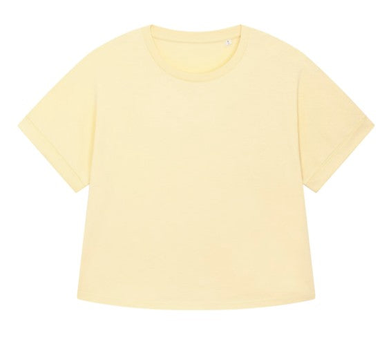 Frauen-Shirt ‚Self love baby, self love.‘: butter / neon pink