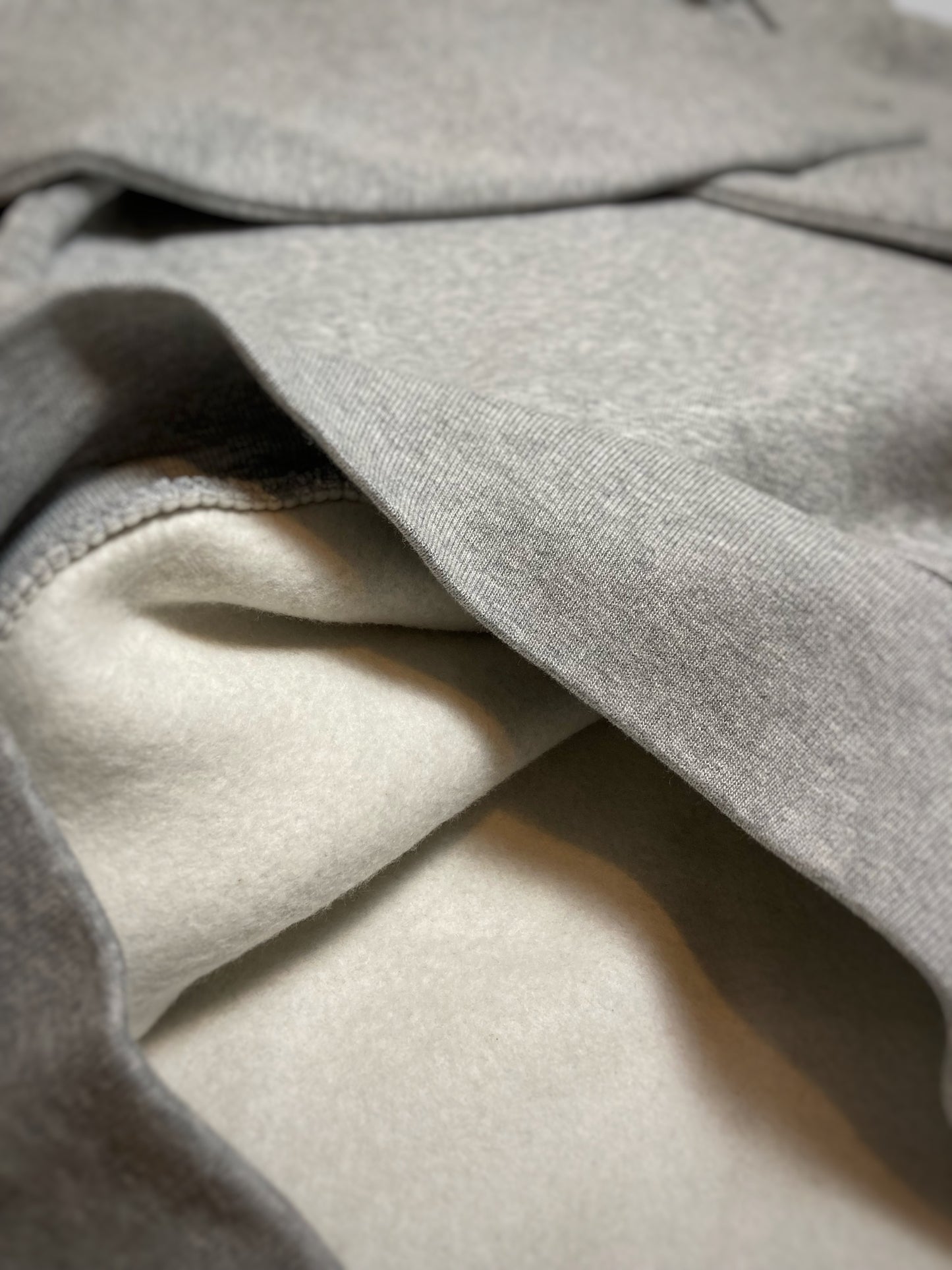 Hoodie Unisex 'Whatever.': Heather Grey / Blass Türkis