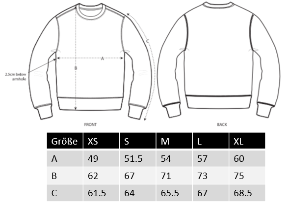 % Reduziertes Einzelteil: Sweatshirt Unisex 'If you're waiting for a sign...': Vintage White / Grün, S