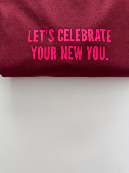 UNISEXSCHNITT, T-Shirt, PINK STYLE TOUR, 'Let’s celebrate your new you.‘