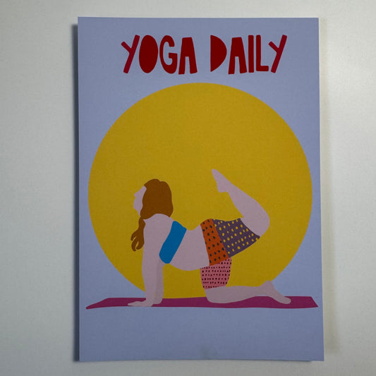 Poster, ‚Yoga Daily‘, A4
