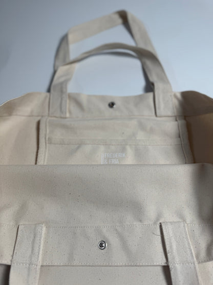 Einkaufstasche, Frau Zauberschön, Natural / Rot