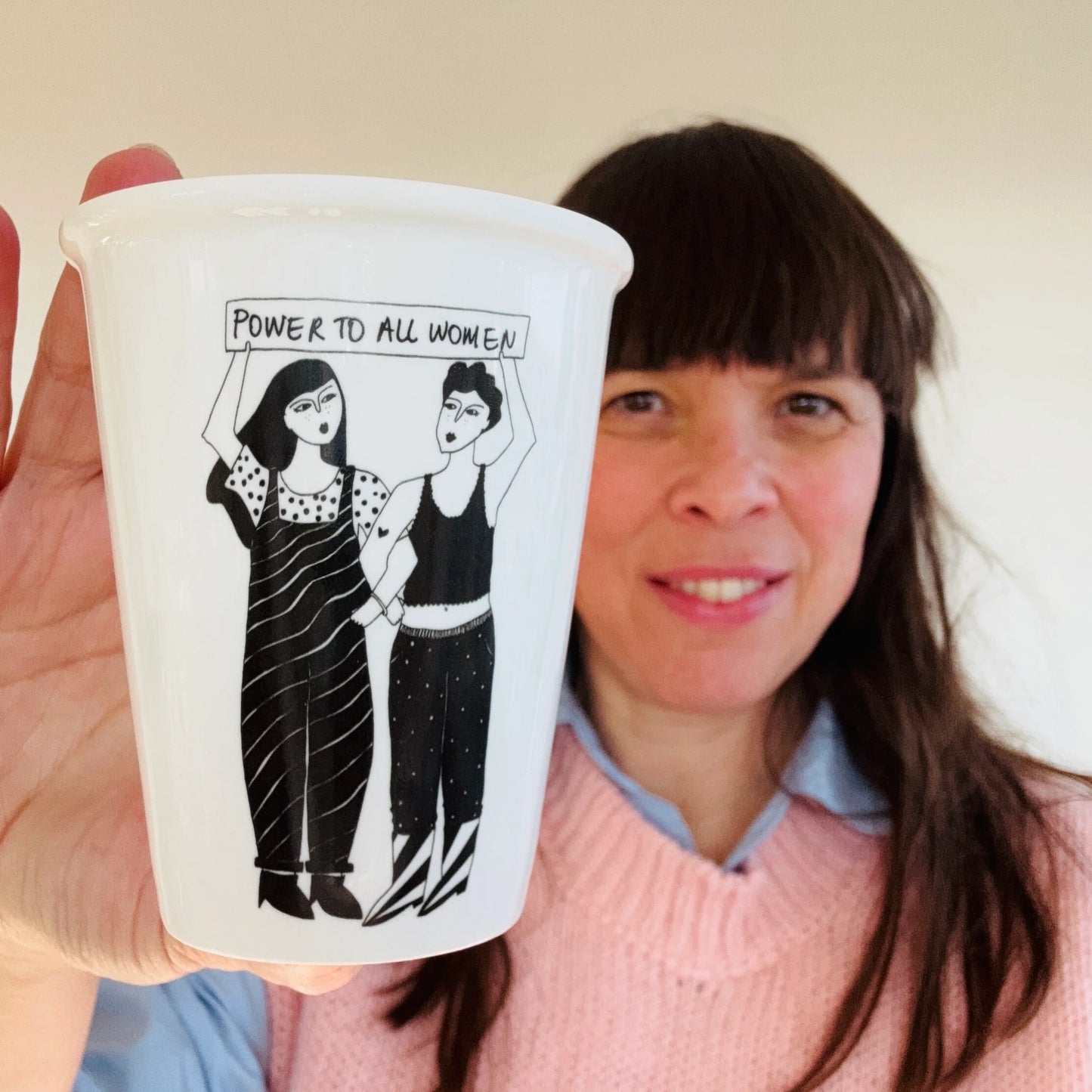 Becher ‚power to all women‘ 170ml