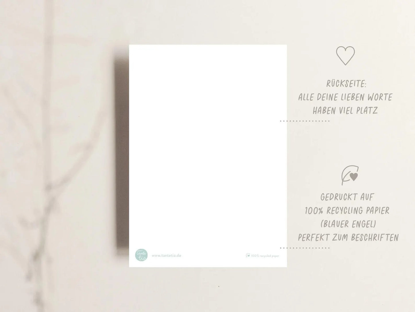 Postkarte Katze Merci Beaucoup