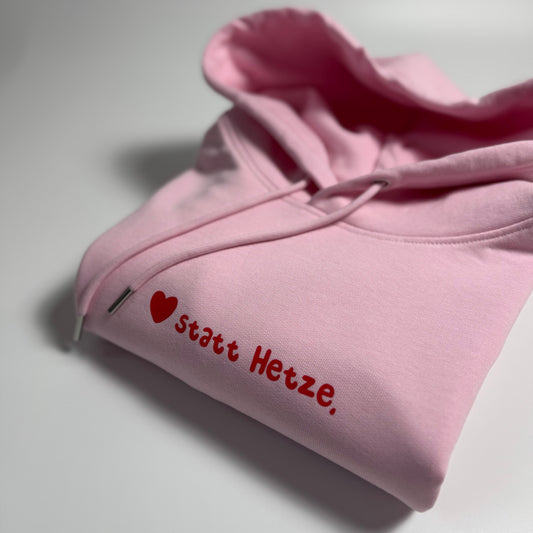 Hoodie Unisex, Frau Zauberschön: Rosa / Rot