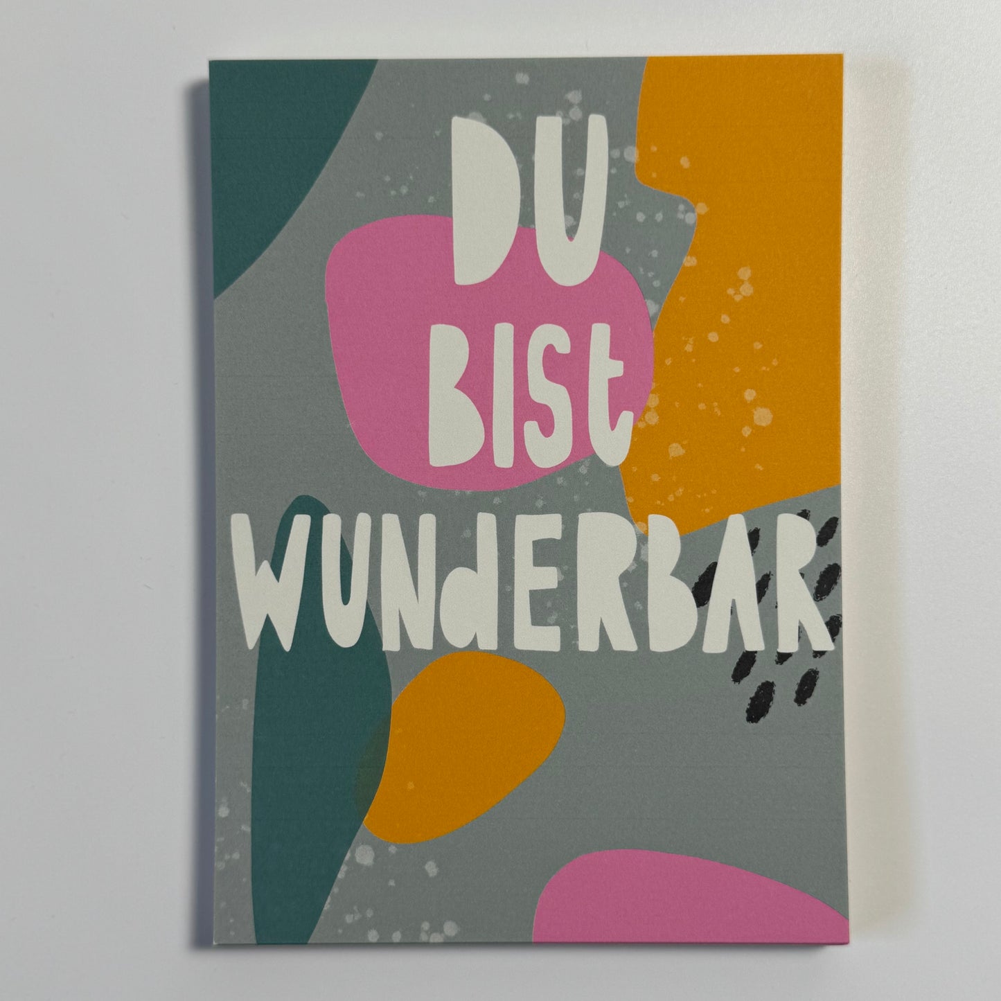 Postkarte, ‚du bist wunderbar‘, A6
