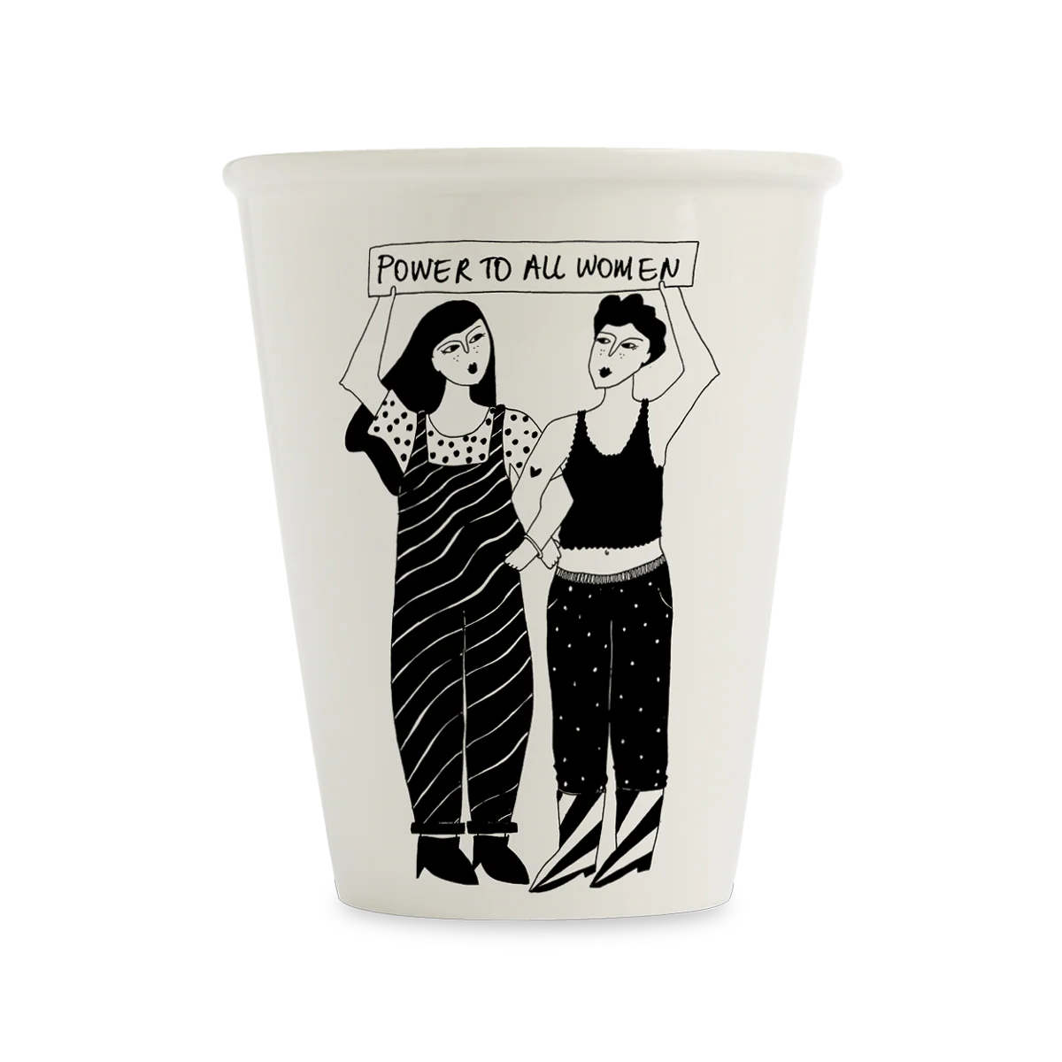 Becher ‚power to all women‘ 170ml