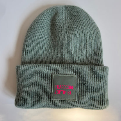 Mütze, 'Hardcore Optimist', Grün / Neon Pink