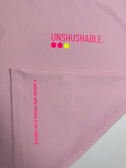 T-Shirt Frauen ‚Unshushable.‘