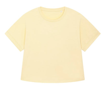 Frauen-Shirt ‚Don’t follow me, I‘m lost too.‘: butter / neon pink