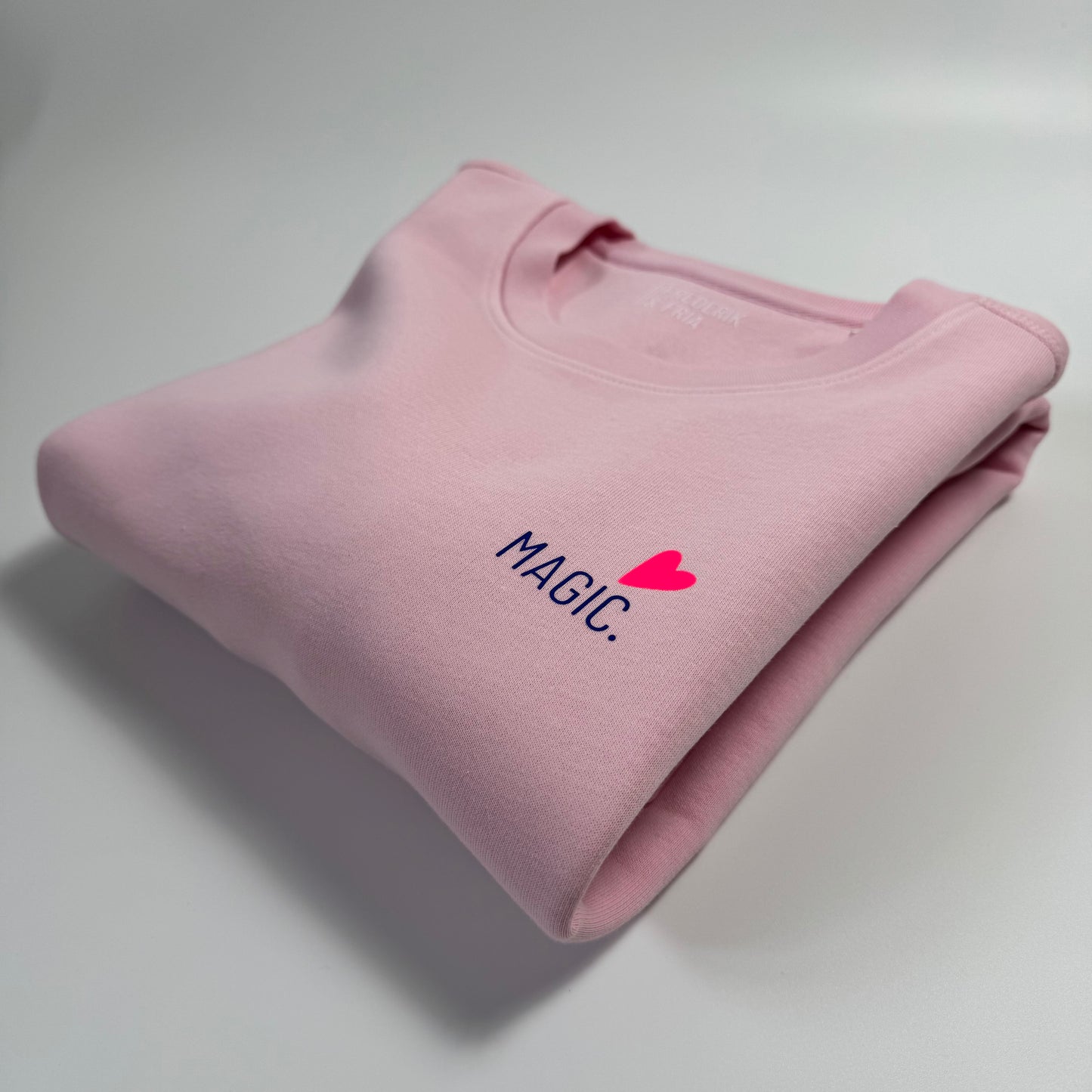 Sweatshirt Unisex ‚Magic’: Rosa / Blau, Neon Pink