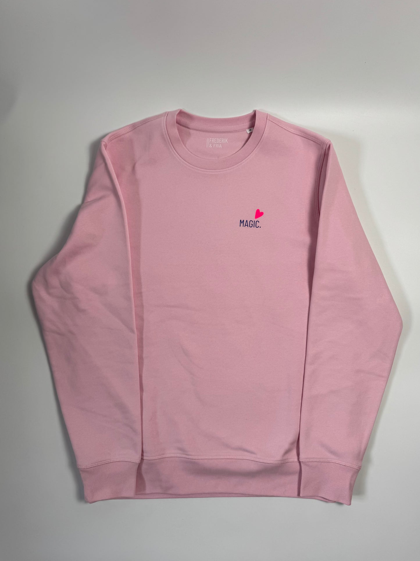 Sweatshirt Unisex ‚Magic’: Rosa / Blau, Neon Pink