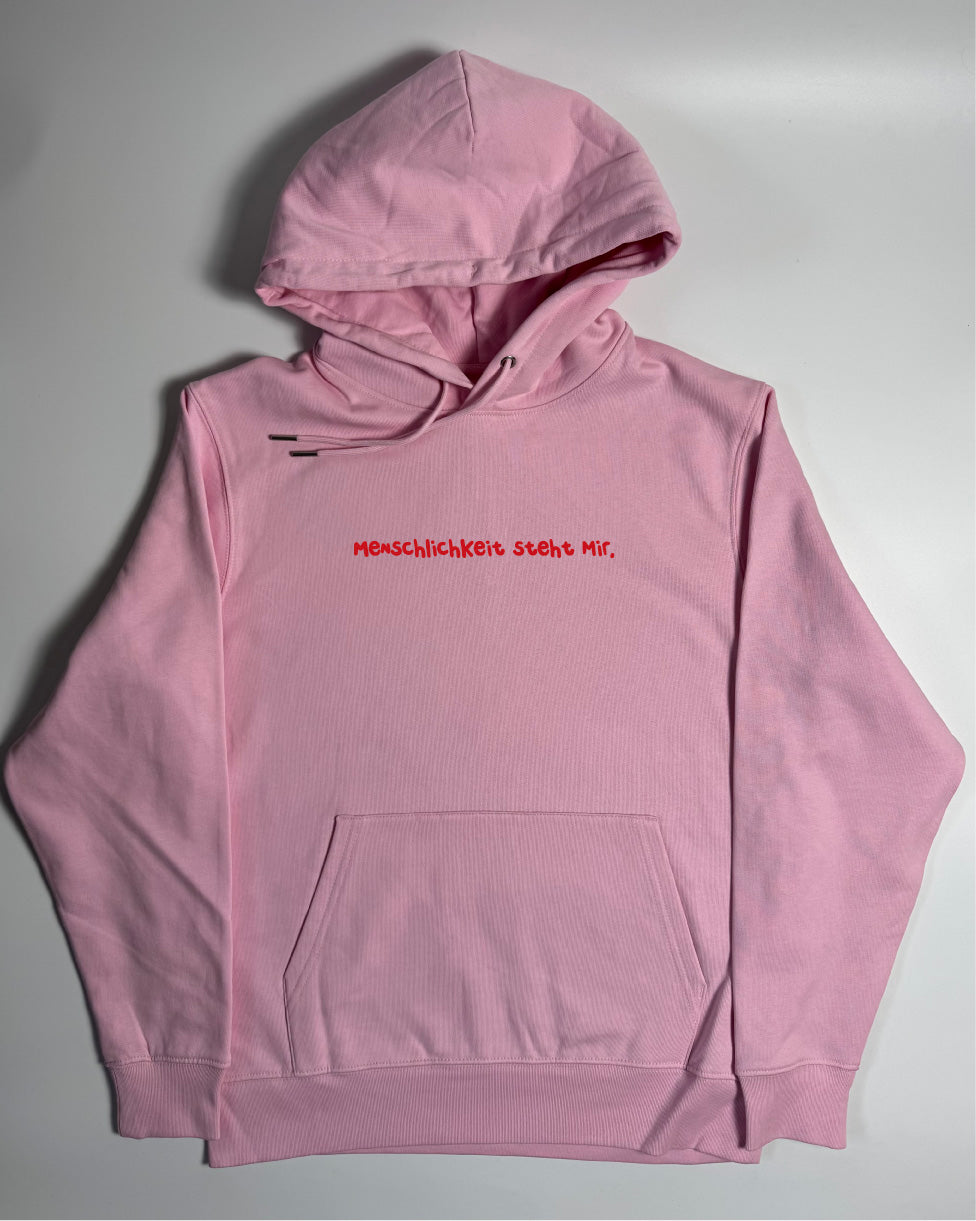 Hoodie Unisex, Frau Zauberschön: Rosa / Rot