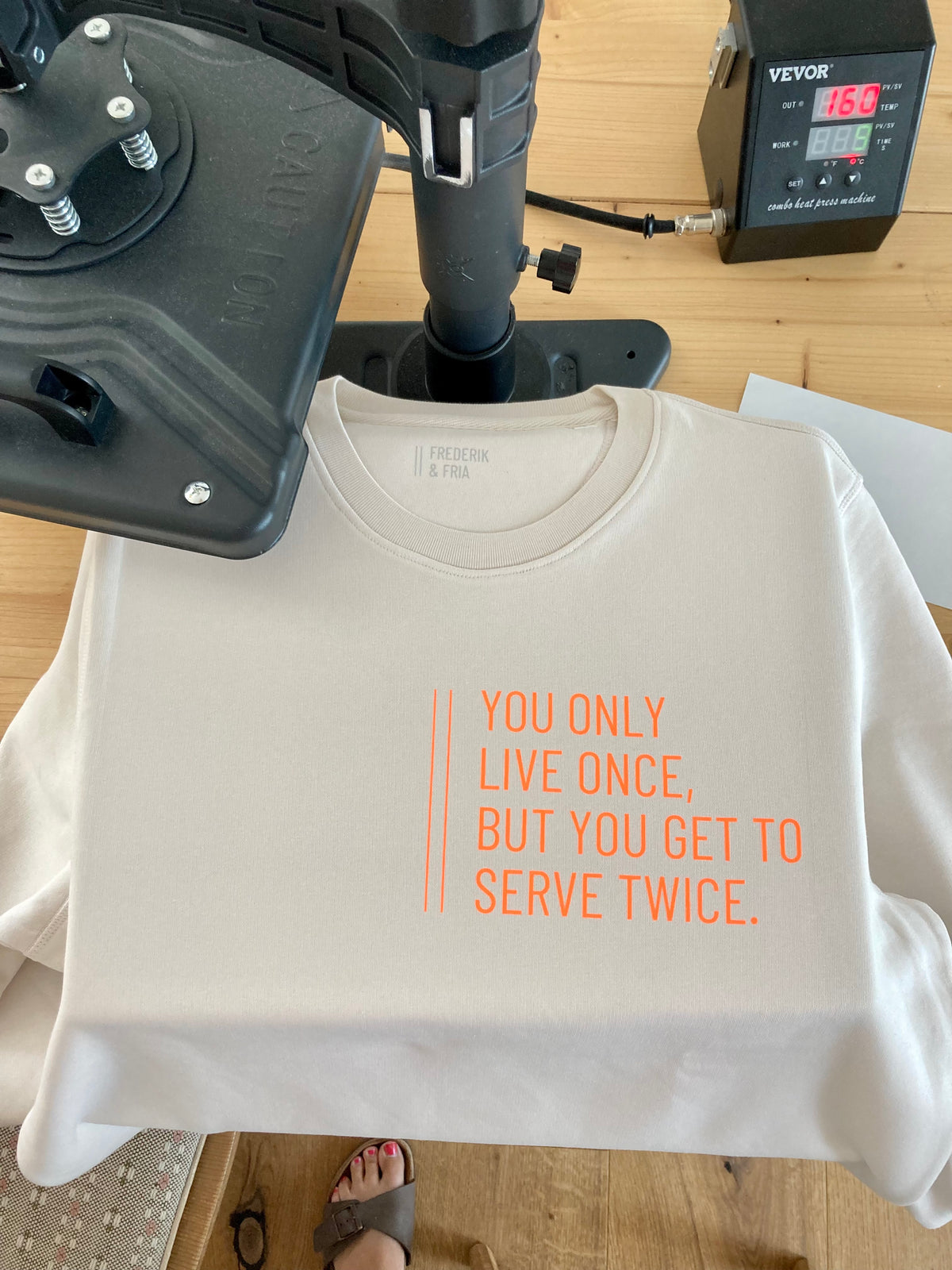 Tennis Sweatshirt. Unisex. Sustainable & Fair.