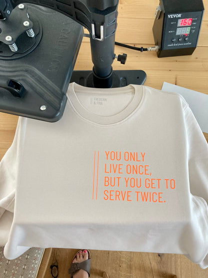 Tennis Sweatshirt. Unisex. Sustainable & Fair.