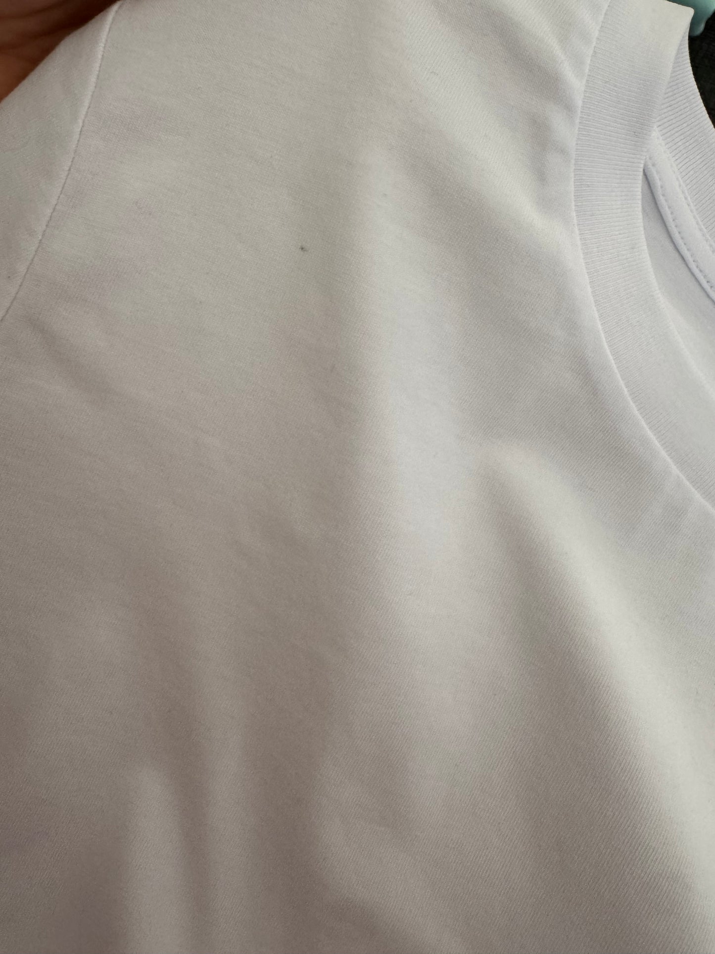 Reduzierte B-Ware: T-Shirt, Frauen, Weiß / Aufdruck frei wählbar, Größen S, XL
