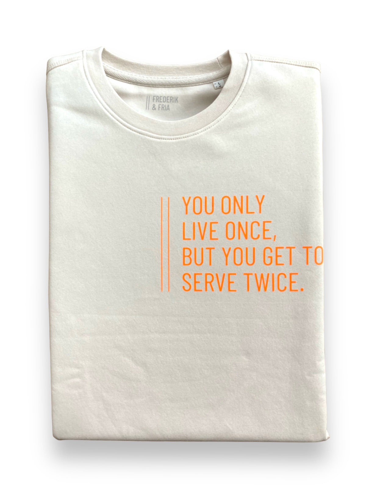 Tennis Sweatshirt. Unisex. Sustainable & Fair.