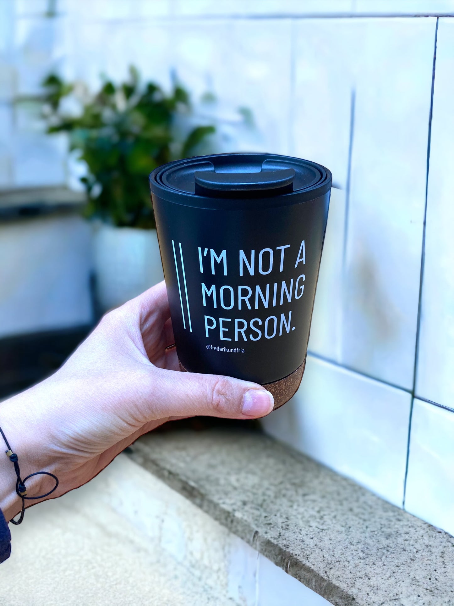 To-Go Thermobecher 'I'm not a morning person.'