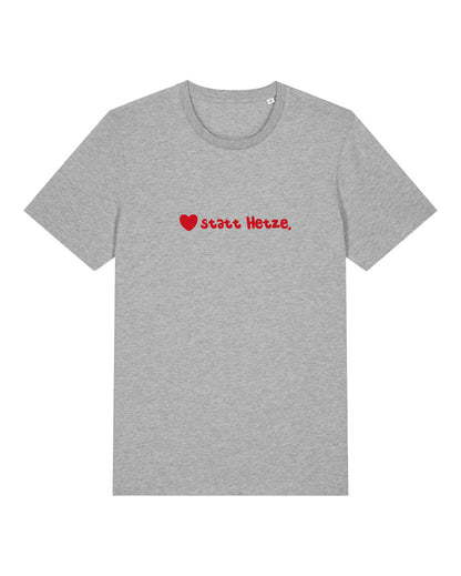 T-Shirt Unisex, Frau Zauberschön, Grau / Rot