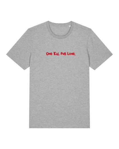 T-Shirt Unisex, Frau Zauberschön, Grau / Rot