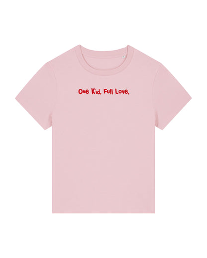 T-Shirt Frauen, Rundhals, Frau Zauberschön, Rosa / Rot