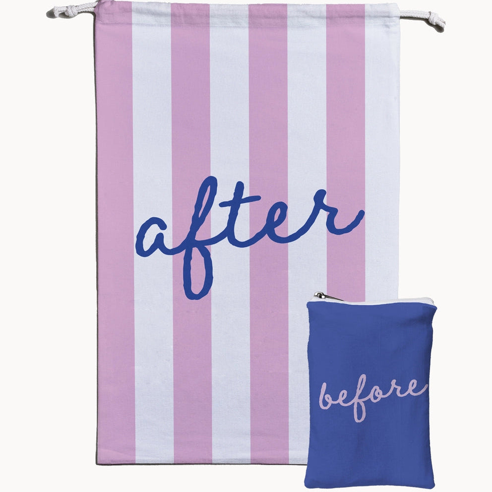 Wäschebeutel, before & after