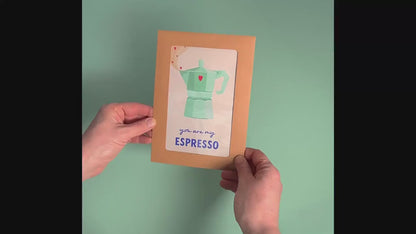 Poster 'You are my Espresso'